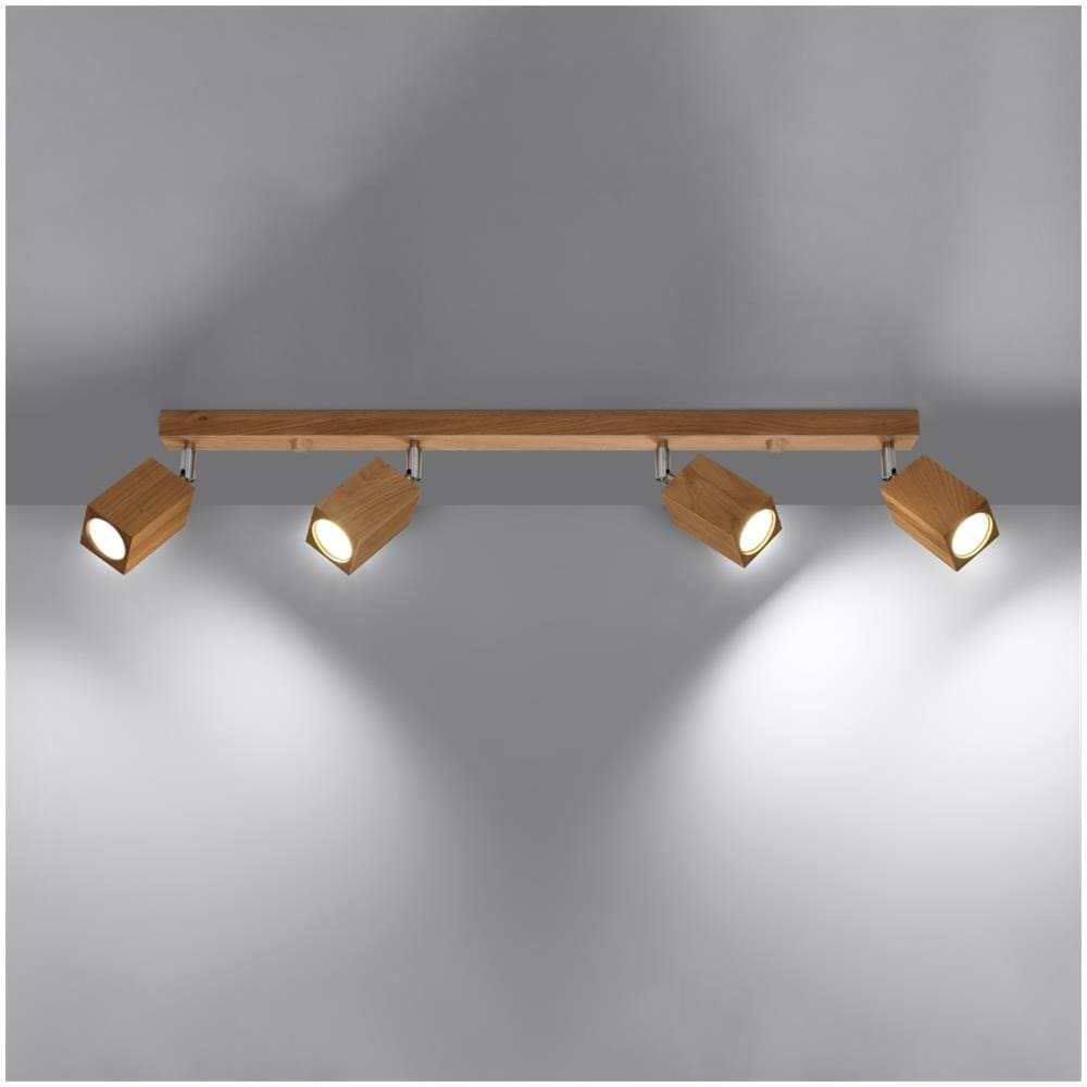Applique Da Soffitto In Legno Keke 4 Legno 200x50x800 Mm Legno - Foto 12
