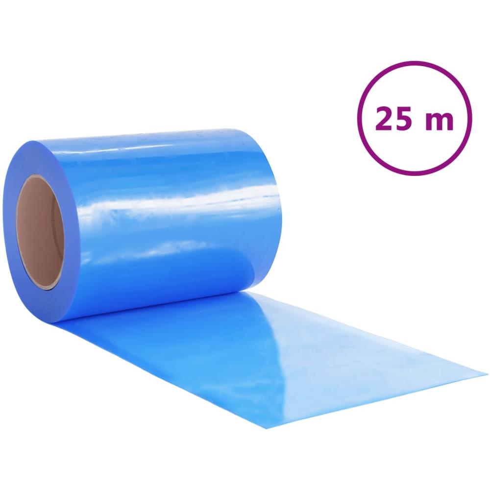 Tenda Per Porte Blu 300 Mm X 2,6 Mm 25 M In Pvc - Foto 2