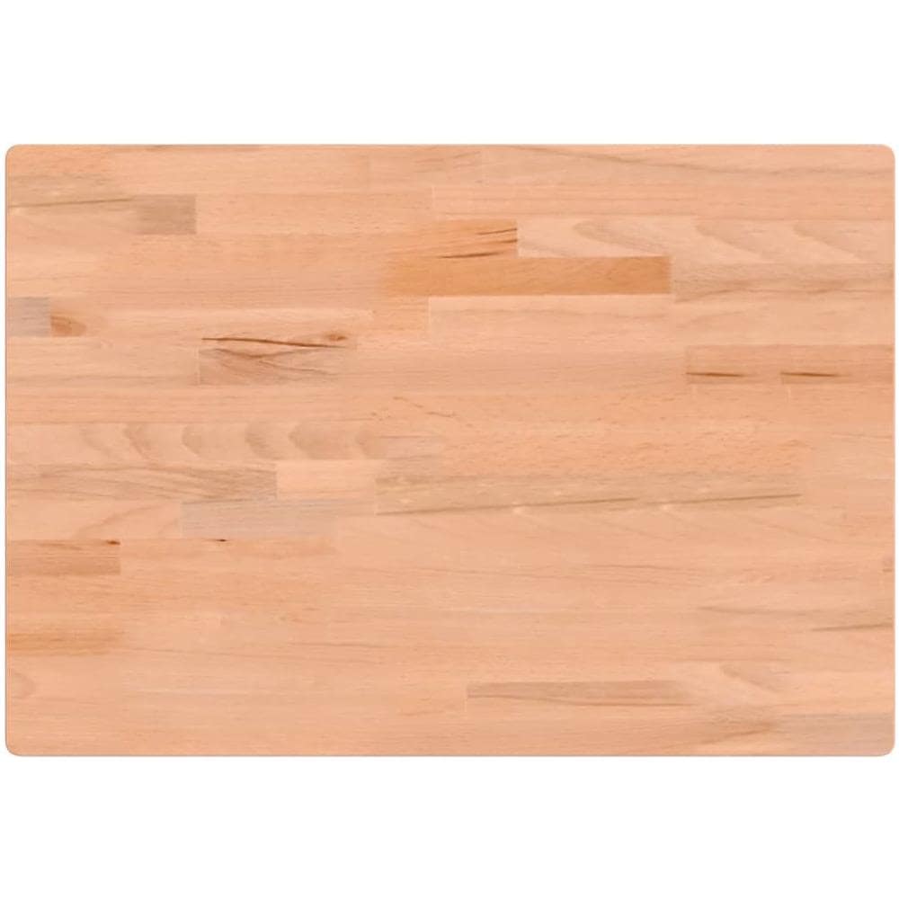 Piano Per Banco Da Lavoro 80x55x2,5 Cm Legno Massello Faggio - Foto 2