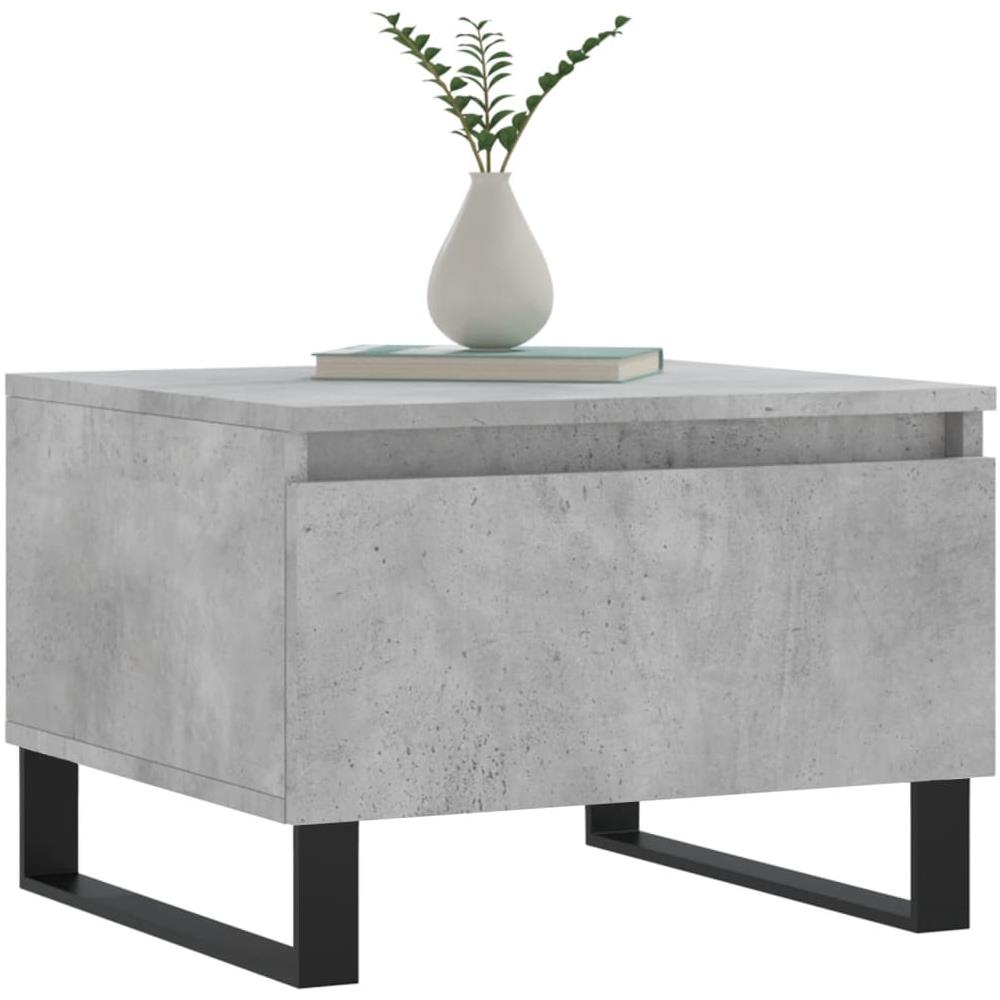 Tavolini Salotto 2pz Grigio Cemento 50x46x35 Legno Multistrato - Foto 3