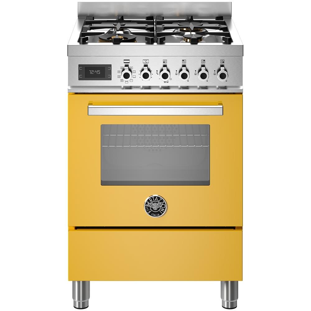 PRO64L1EGIT cucina Elettrico Gas Giallo - Foto 1