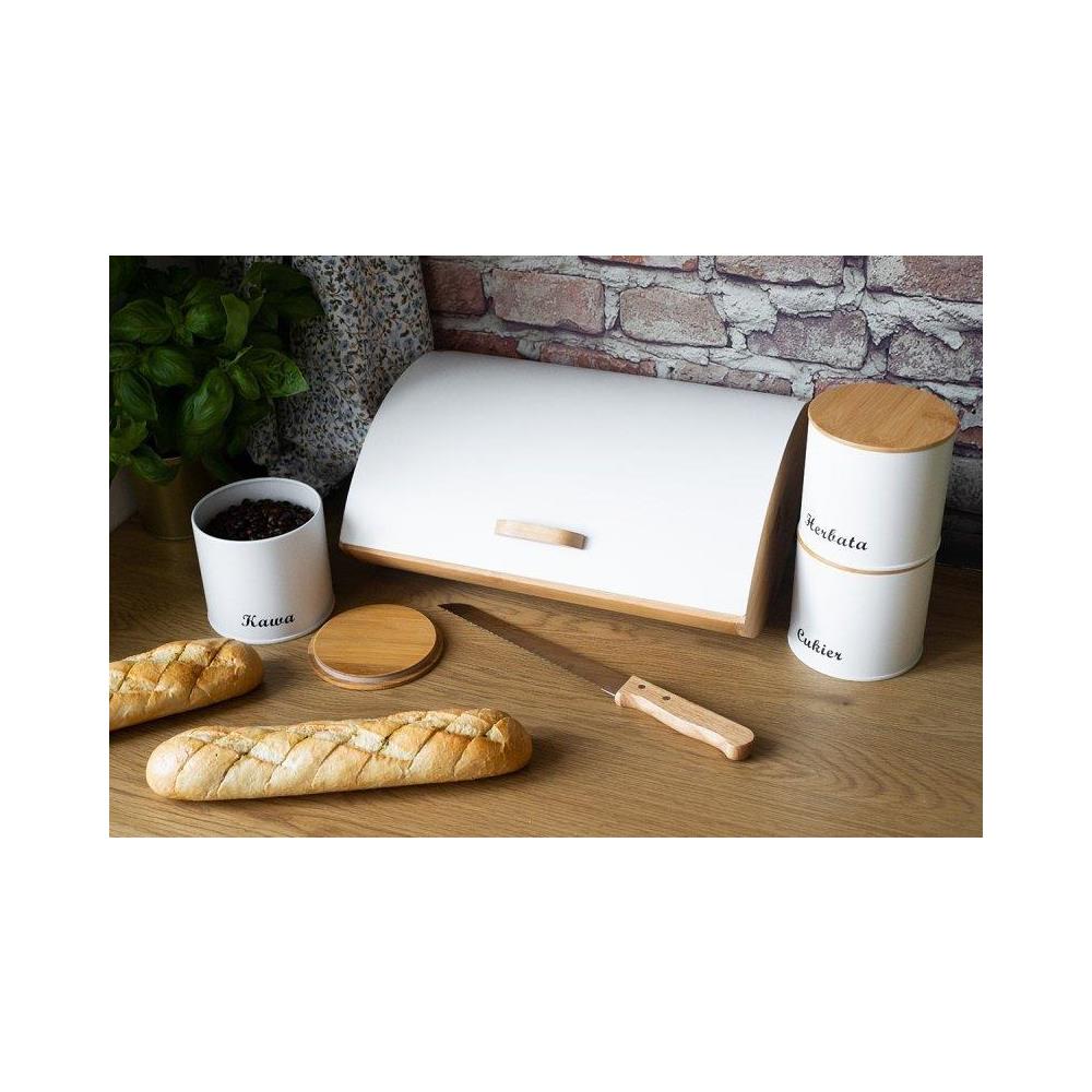 2702 Elegante set di scatole per il pane in bambù con contenitori e coltello - Foto 4