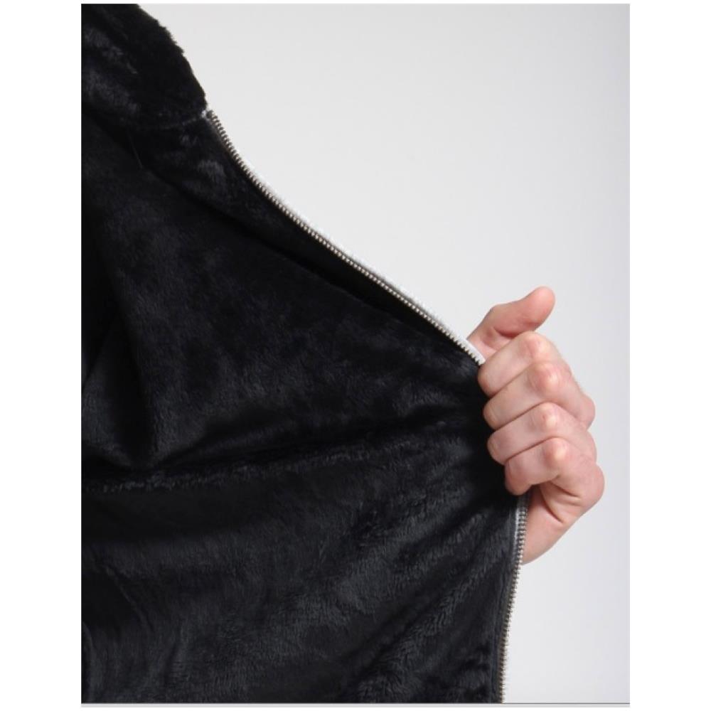 Felpa Uomo Circle Stone Lined Zip Xs Grigio Nero - Foto 2