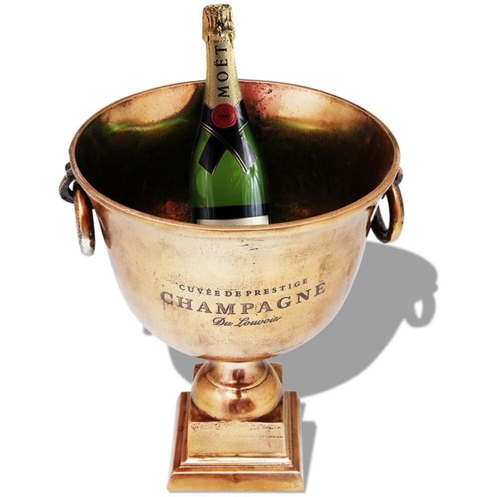 Trofeo Coppa Champagne Cooler Rame Marrone - Foto 2