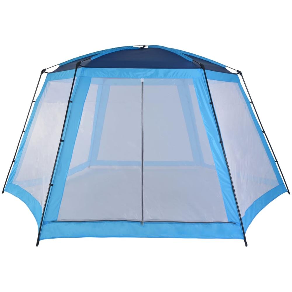 Tenda Per Piscina In Tessuto 590x520x250 Cm Blu - Foto 2