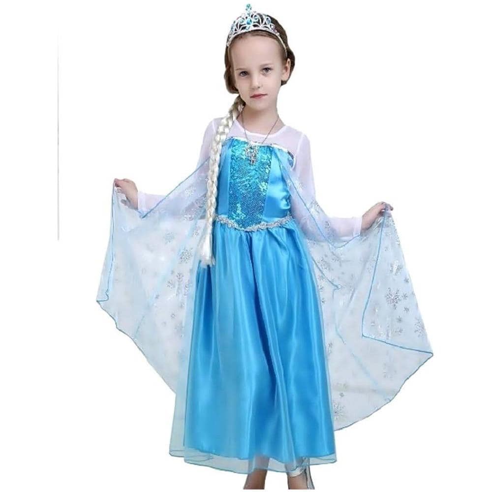 Costume Elsa Bambina Carnevale Vestito Principessa Dei Ghiacci Con  Cappuccio 9-10 Anni Travestimento Cosplay Ottimo Regalo Per Natale O  Compleanno Taglia 150 Bambini farmaki.gr