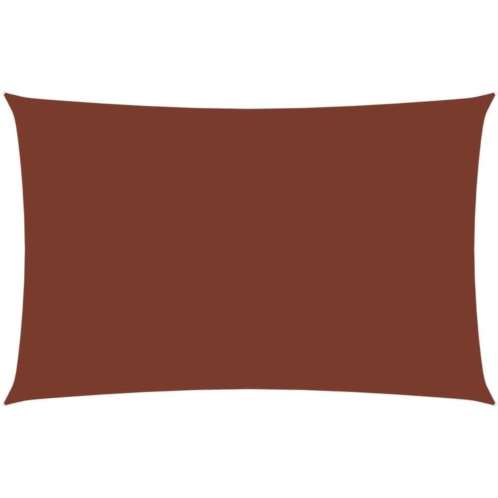 Parasole a Vela Oxford Rettangolare 4x7 m Terracotta - Foto 1