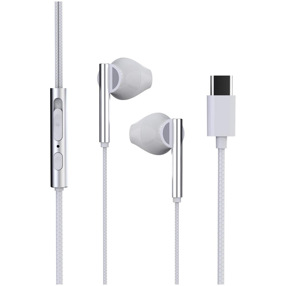 HMP 700 C Auricolare Stereo con Microfono + Tasto Volume - Bianco - Foto 2