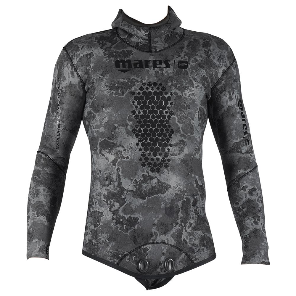 Giacca Explorer Camo Black 3mm L Mimetico Grigio - Foto 1