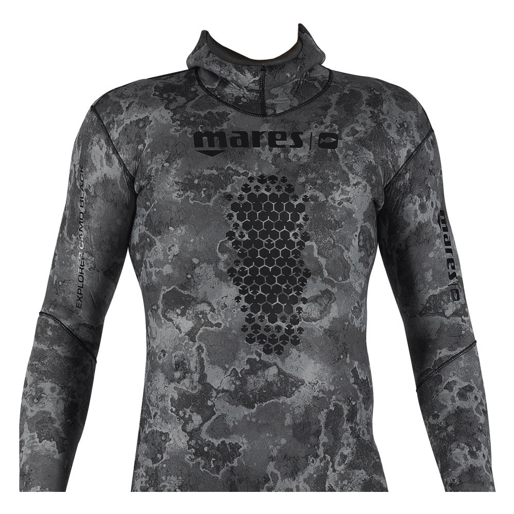 Giacca Explorer Camo Black 3mm L Mimetico Grigio - Foto 2