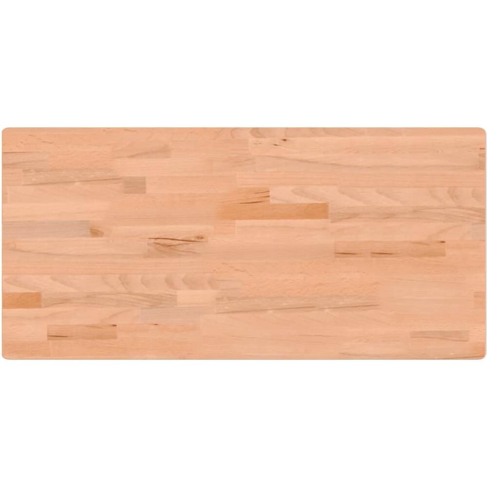 Piano Per Banco Da Lavoro 115x55x2,5 Cm Legno Massello Faggio - Foto 2