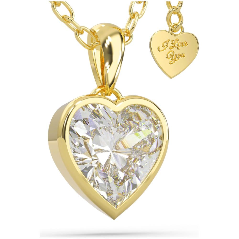 Collana in Argento Sterling, ""Love"", Oro - Foto 1