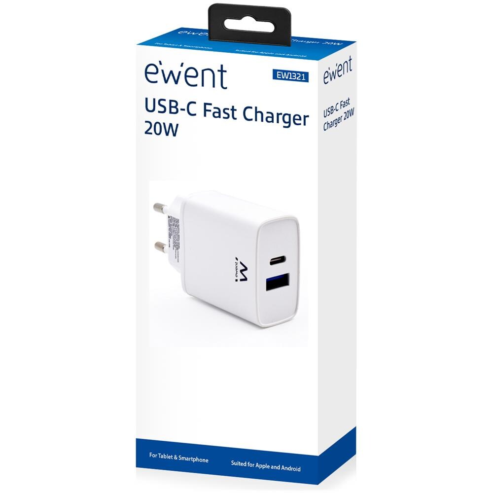 EW1321 Caricabatterie per dispositivi mobili Universale Bianco AC Ricarica rapida Interno - Foto 5