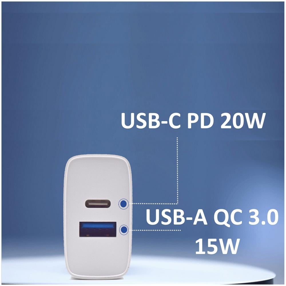 EW1321 Caricabatterie per dispositivi mobili Universale Bianco AC Ricarica rapida Interno - Foto 2