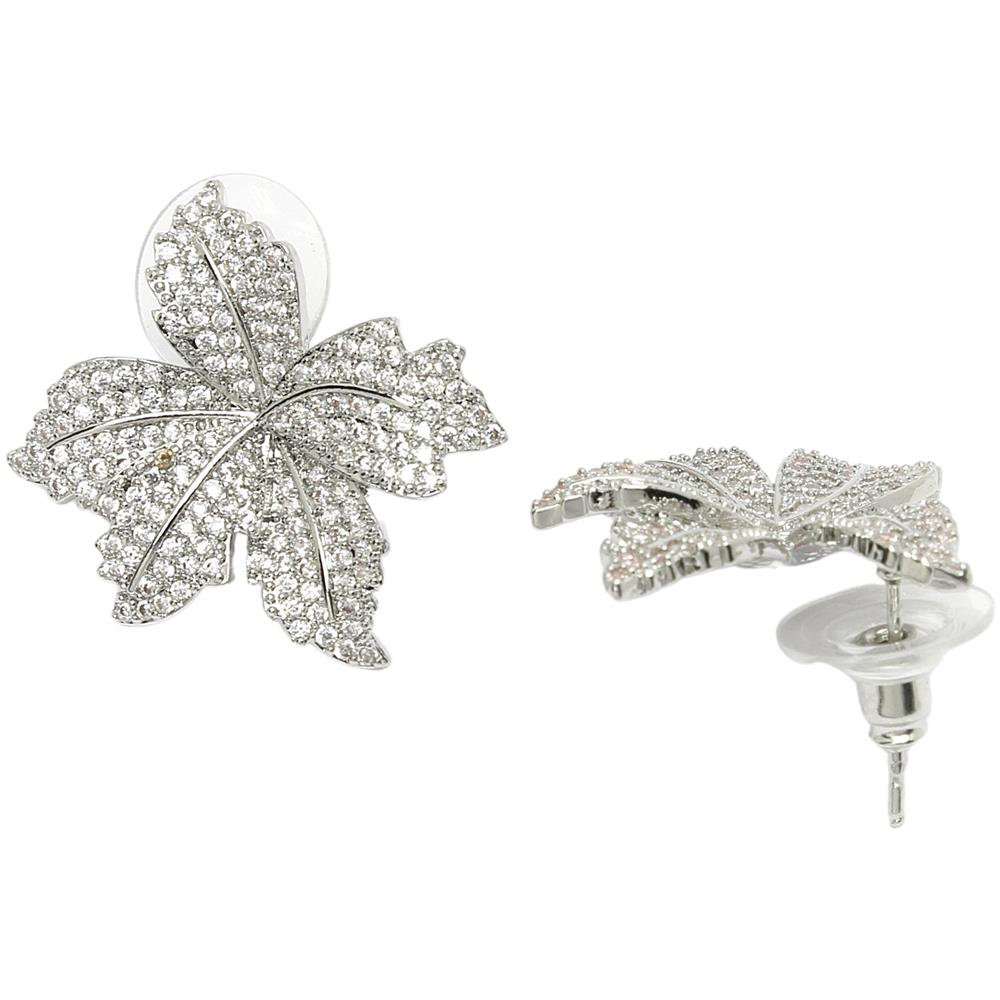 Orecchini a Bottone a Foglia di Palma Collezione Diva - Foto 2