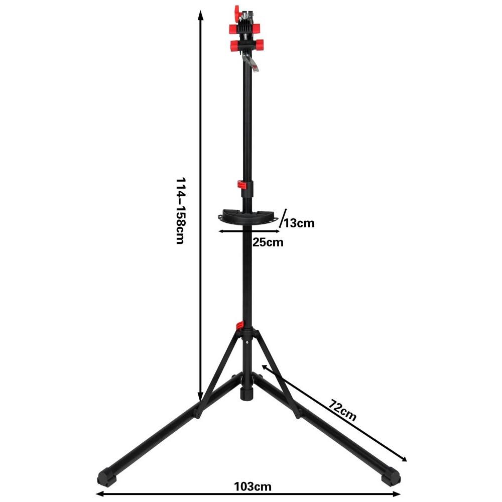 Cavalletto Bici Regolabile Stand Riparazione Manutenzione Biciclette Supporto Mb - Foto 2