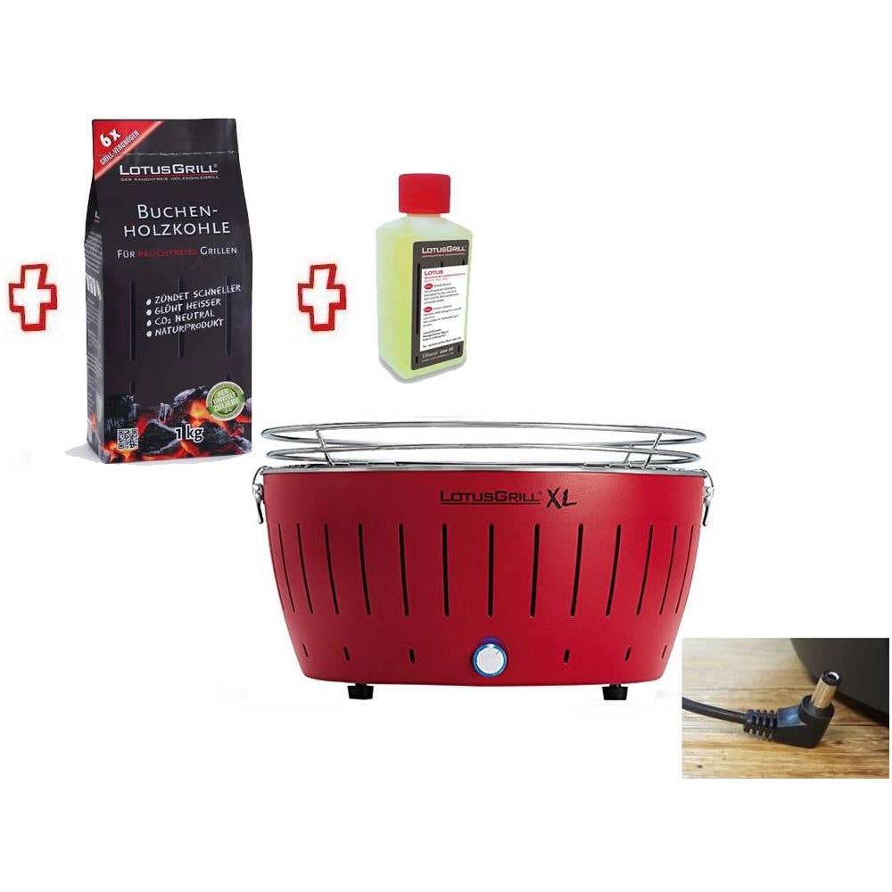 Nuovo Modello 2019 - Barbecue Xl Rosso Con Batterie E Cavo Di Alimentazione Usb - Foto 5