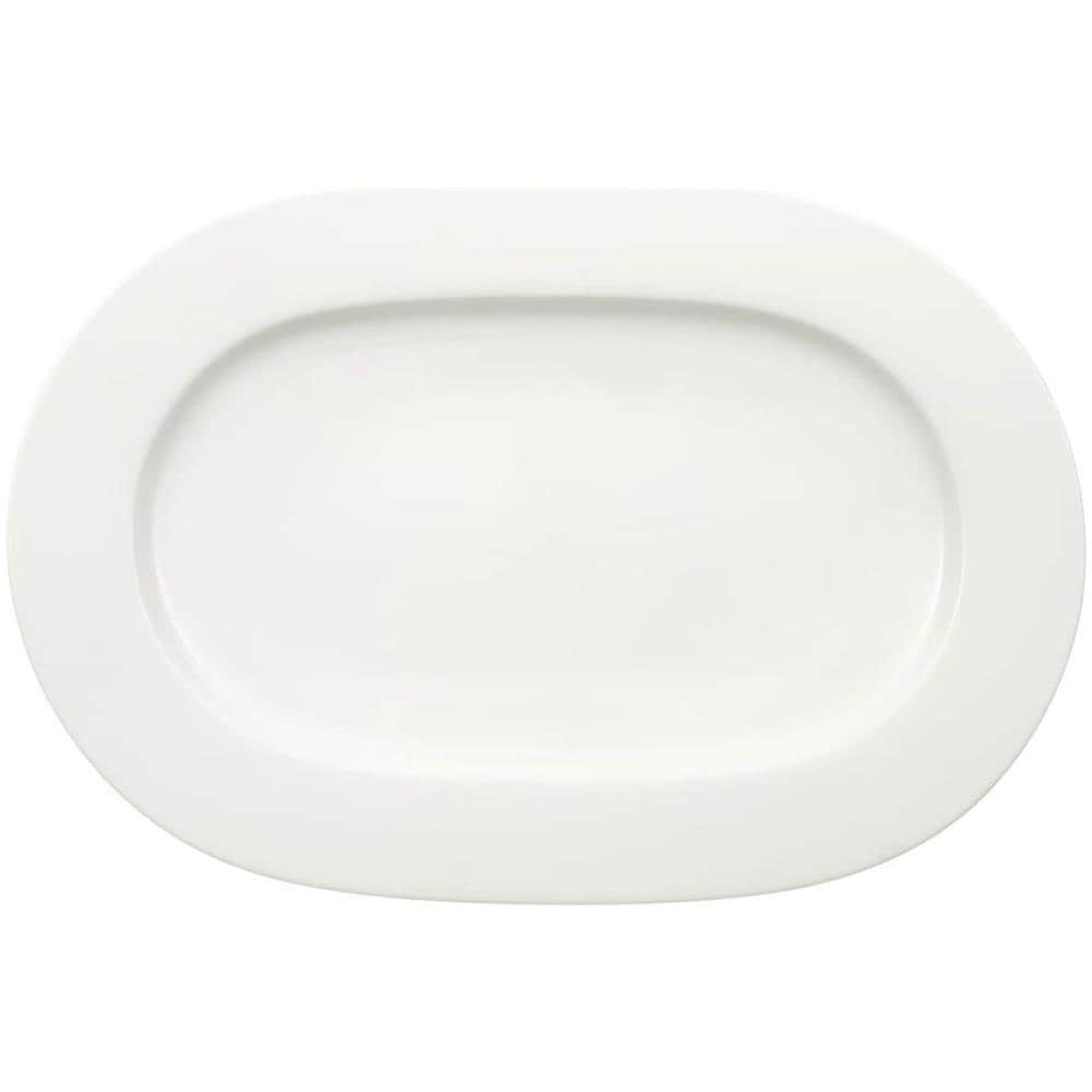 Royal Piatto Ovale, 34 Cm, Porcellana Premium Bone, Bianco - Foto 1