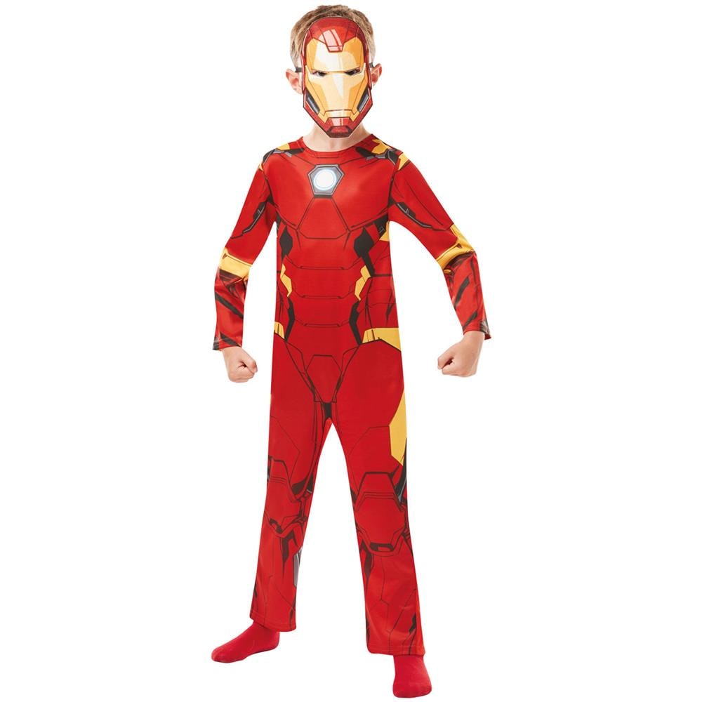 Travestimento Classico Da Iron Man Per Bambino - Taglia: 2/3 Anni (98 Cm) - Foto 1