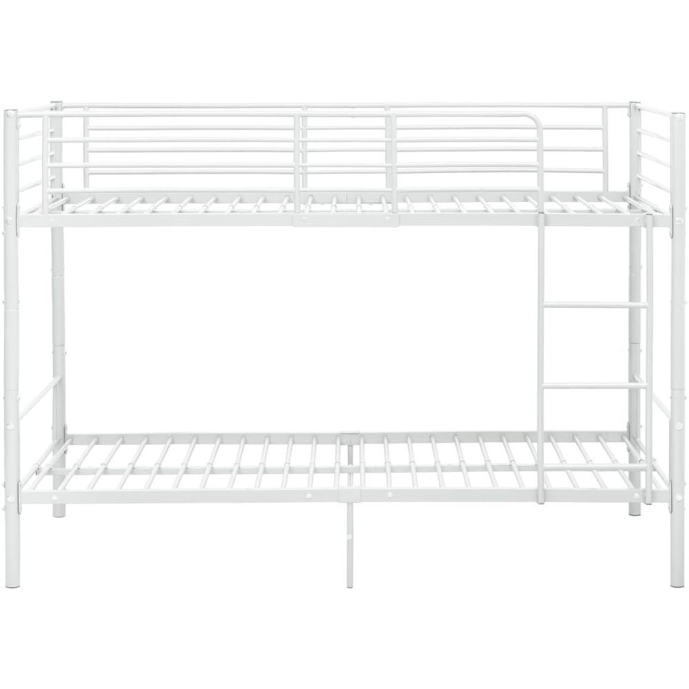 Letto a Castello Bianco in Metallo 90x200 cm - Foto 2