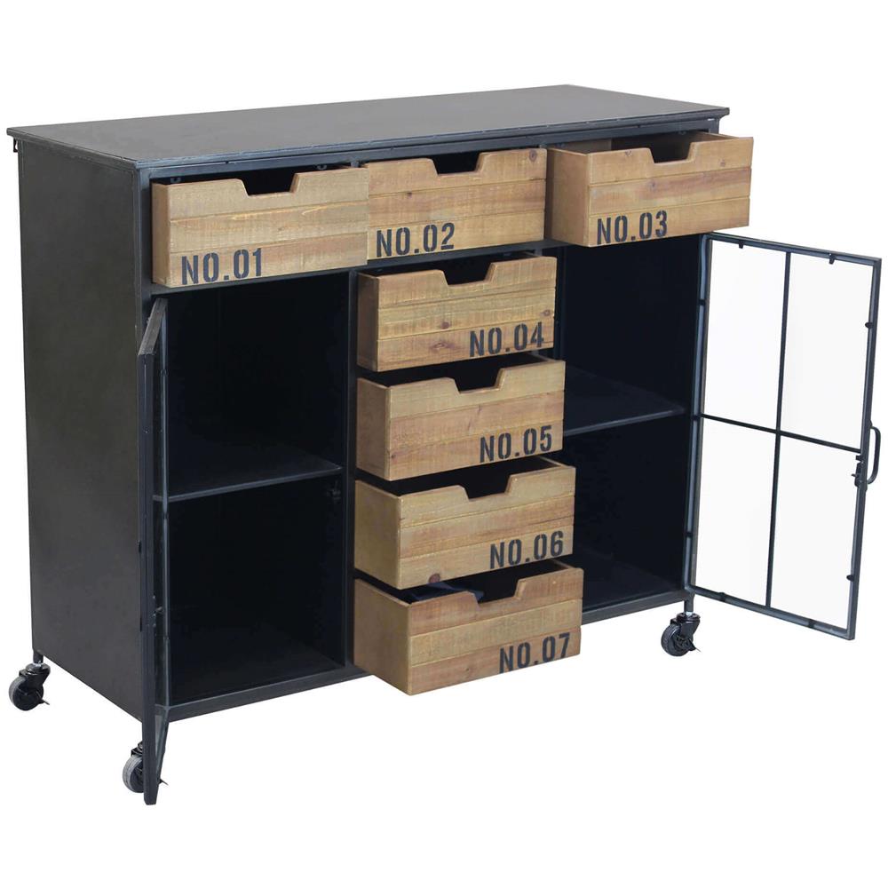 Dani - Madia Industrial In Acciaio E Legno - Foto 2