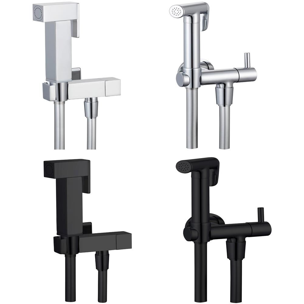 Idroscopino Wc Doccetta Ottone Portatile Shutoff Monogetto Con Leva Ogomondo Kit *** Finitura- : Cromato Tondo - Foto 1