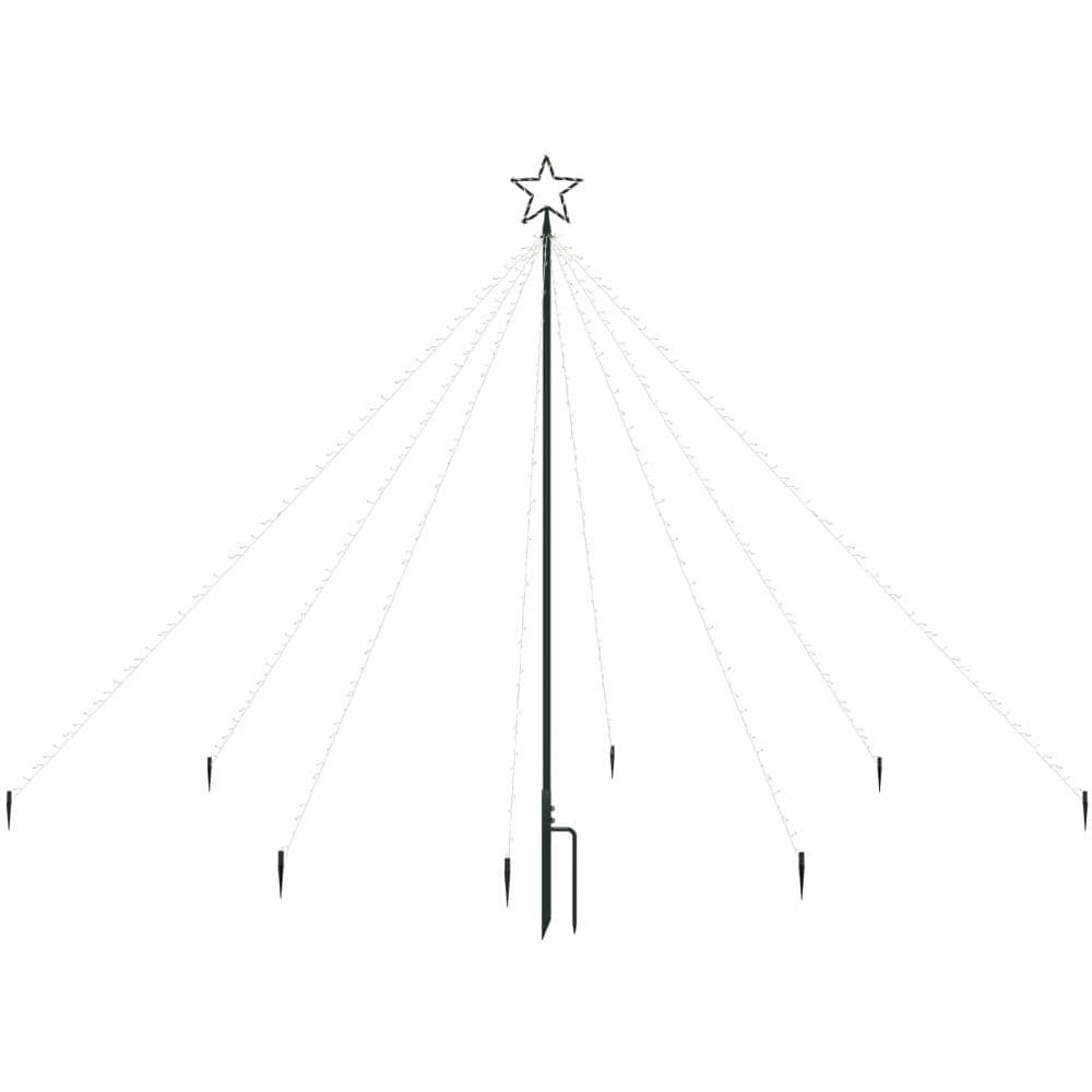 Albero di Natale Cascata Luci LED Interni Esterni 400 LED 2,5 m - Foto 1