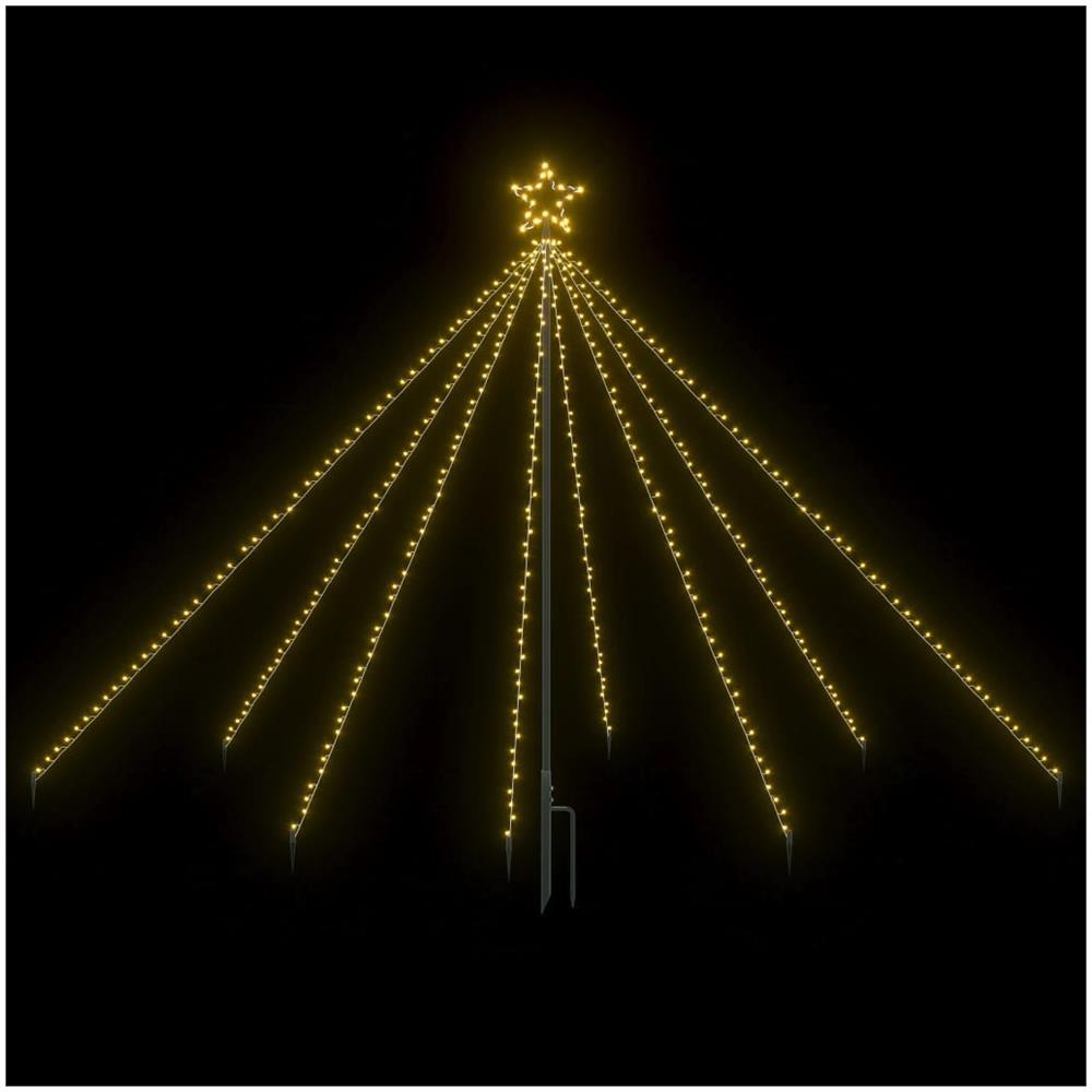 Albero di Natale Cascata Luci LED Interni Esterni 400 LED 2,5 m - Foto 2