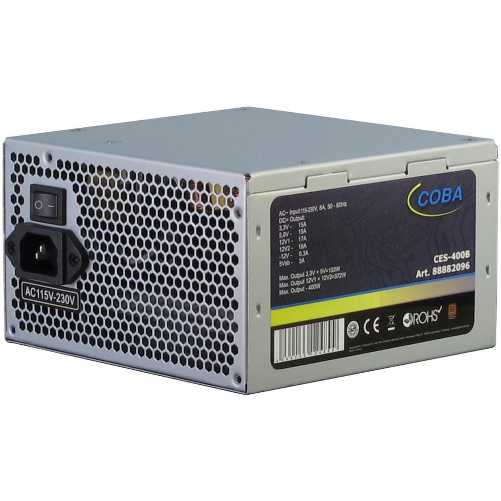 Coba CES-400B 80+ 400W ATX Argento alimentatore per computer - Foto 1