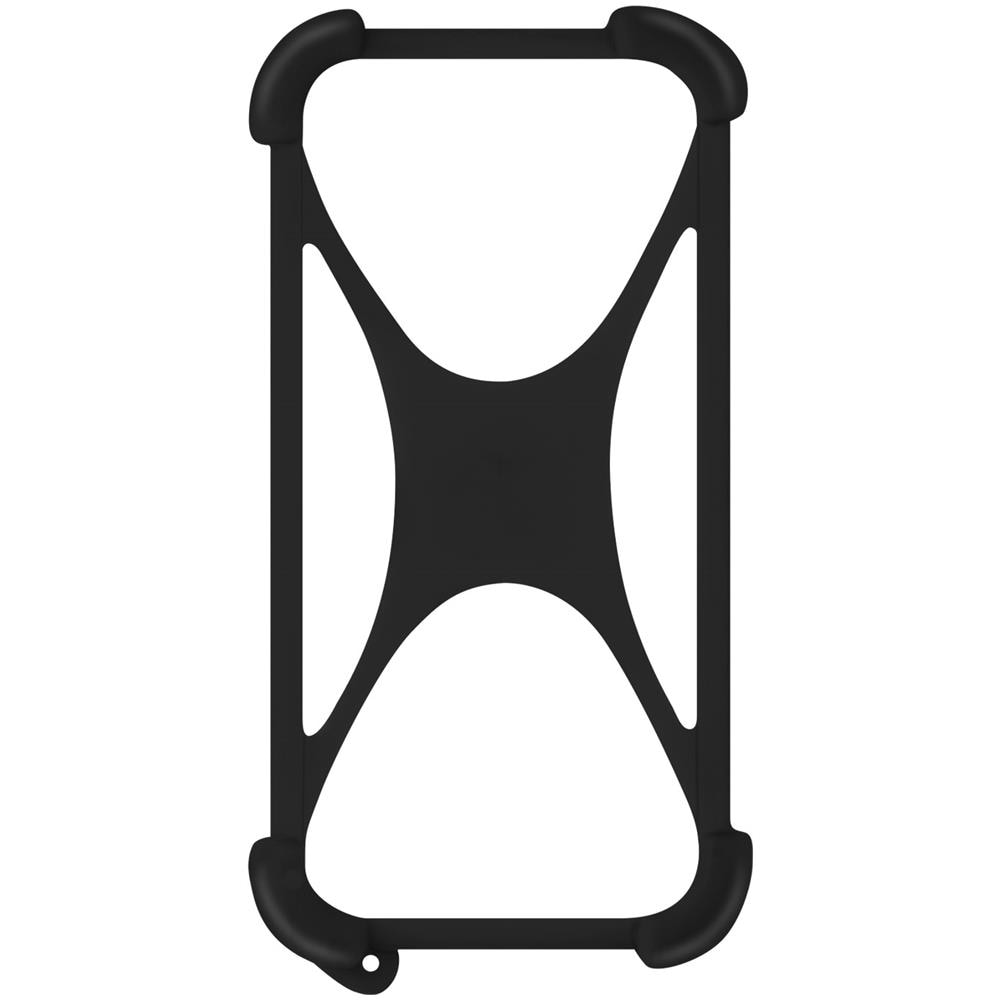 Cover Smartphone Fino A 6,7 Pollici Universale Gel Di Silicone Espandibile Nera - Foto 1