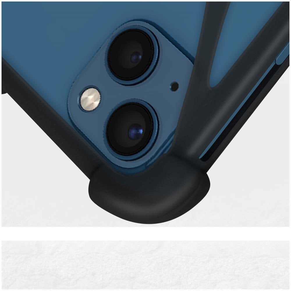 Cover Smartphone Fino A 6,7 Pollici Universale Gel Di Silicone Espandibile Nera - Foto 5