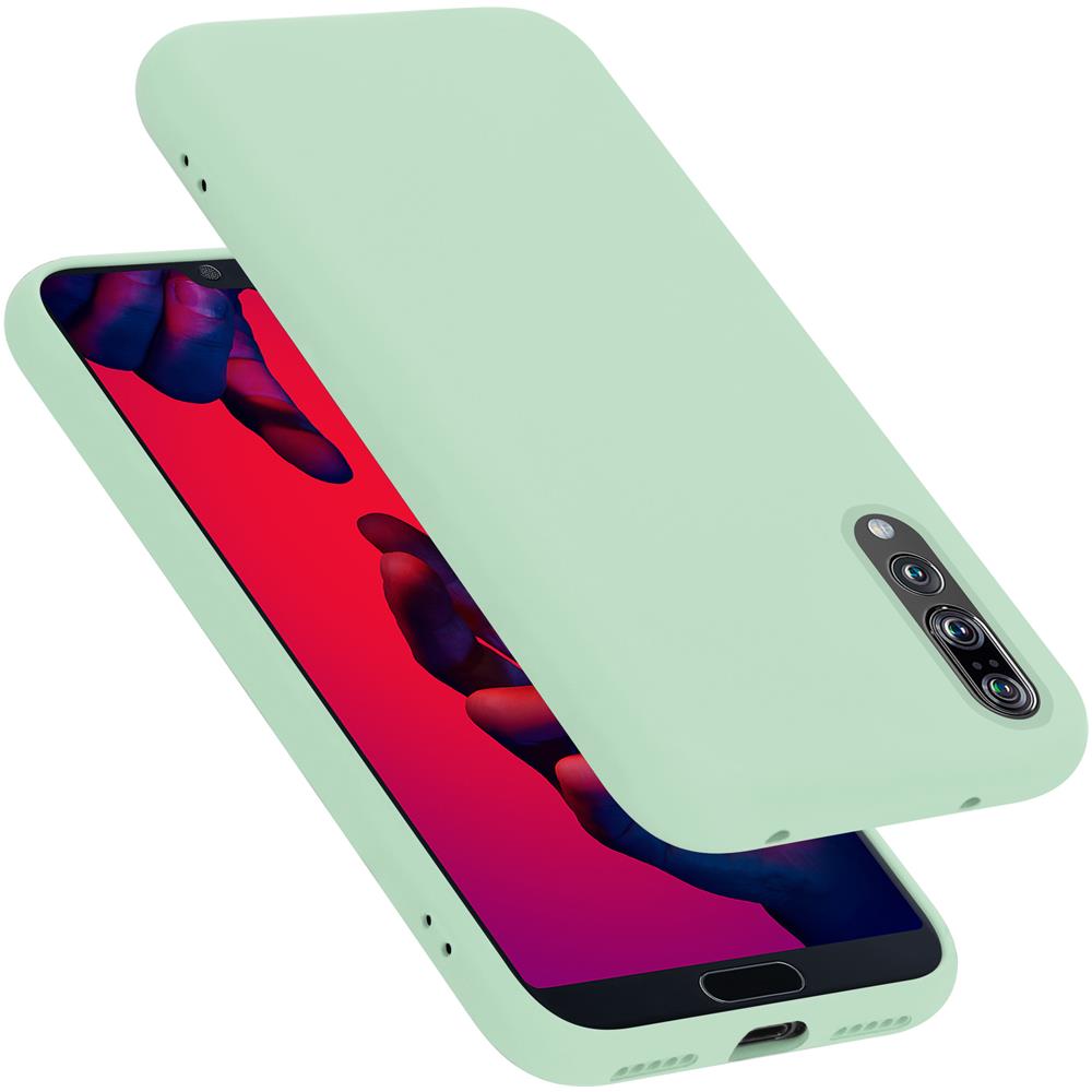 Custodia Compatibile Con Huawei P20 Pro / P20 Plus In Liquid Verde Chiaro - Coperchio Protettivo In Silicone Tpu Flessibile - Foto 1