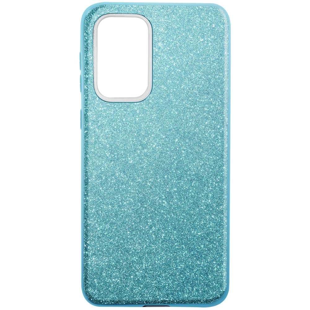 Cover Samsung Galaxy A33 5g Semi-rigida Con Paillette Amovibili Blu - Foto 1