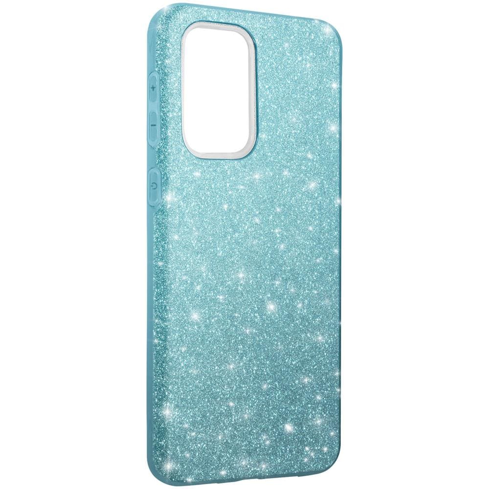 Cover Samsung Galaxy A33 5g Semi-rigida Con Paillette Amovibili Blu - Foto 7