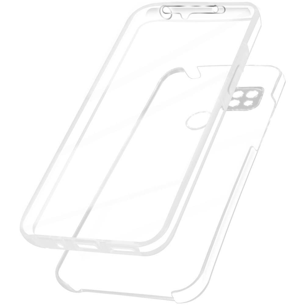 Cover Xiaomi Redmi 10a Retro Rigido E Fronte Flessibile - Trasparente - Foto 1