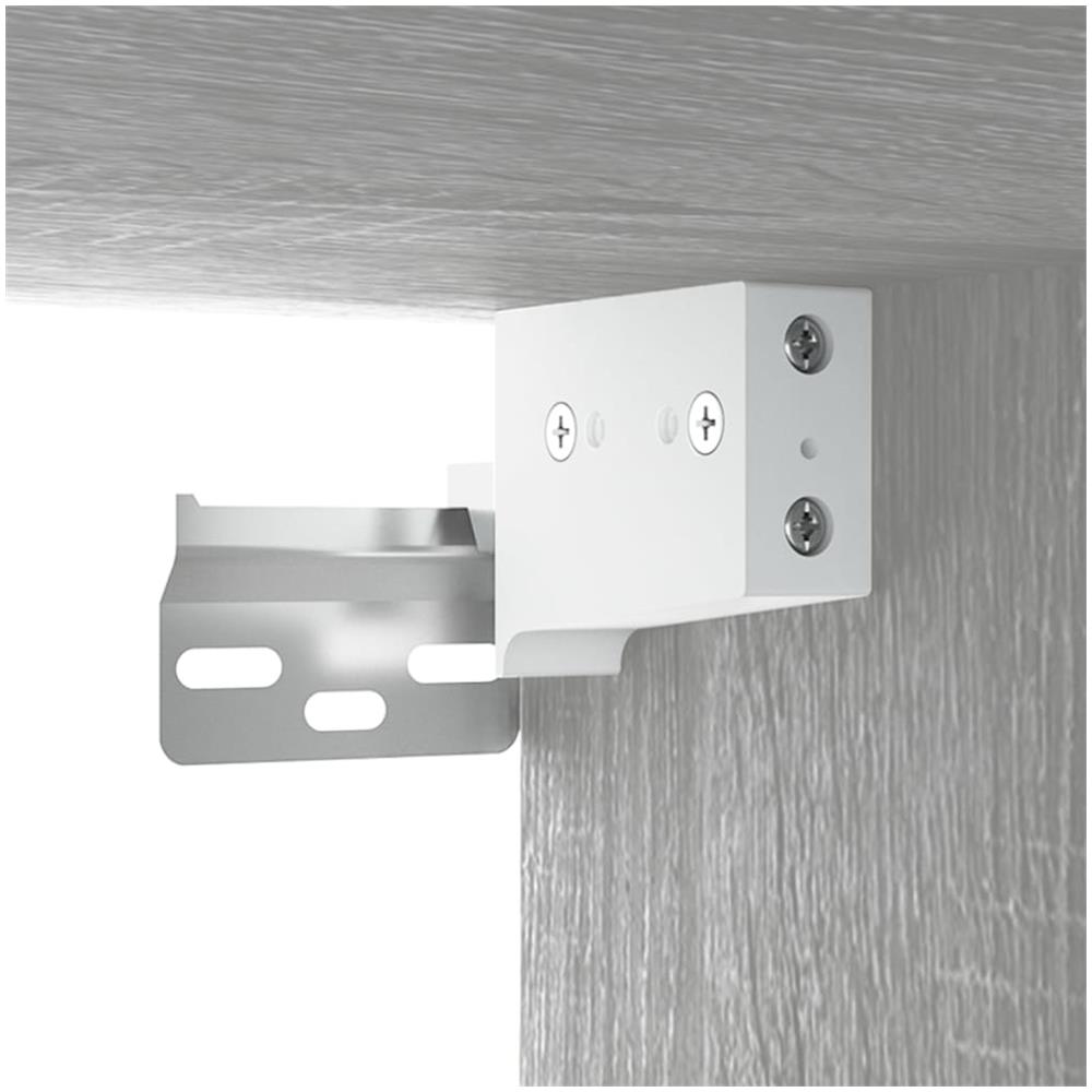 Comodino A Muro Grigio Sonoma 35x35x20 Cm - Foto 7