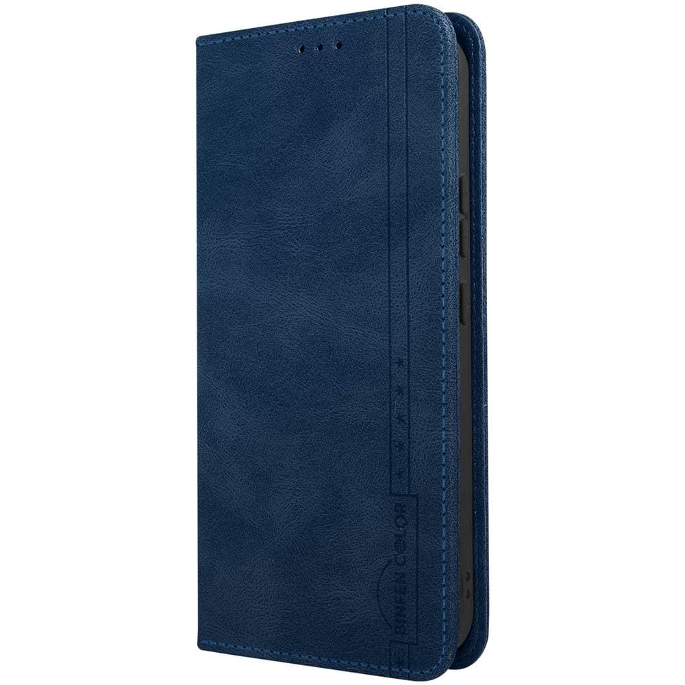 Custodia Portafoglio Per Samsung A34 5g Con Funzione Supporto E Blocco Rfid Blu - Foto 1