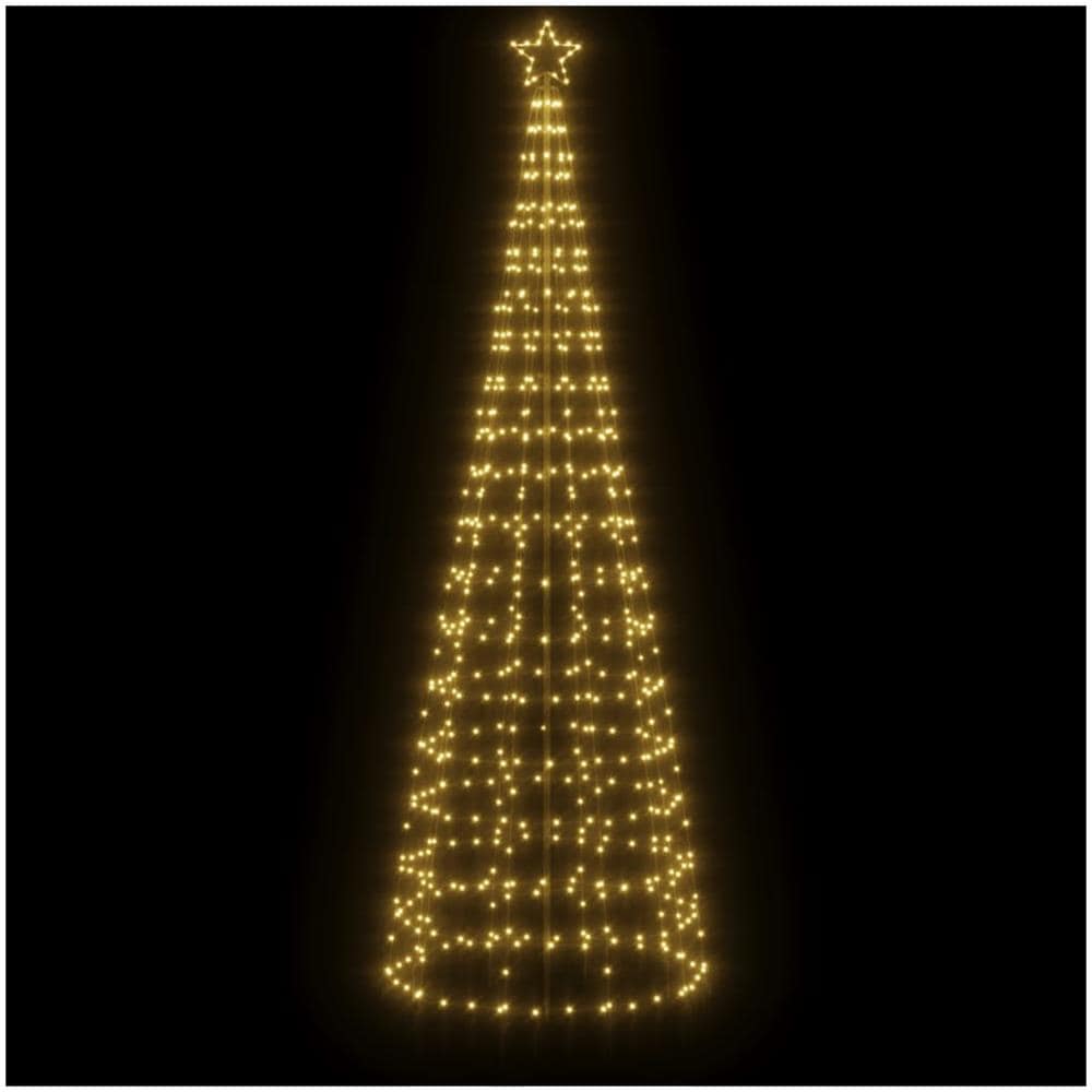 Illuminazione Albero Natale Picchetti 570LED Bianco Caldo 300cm - Foto 3