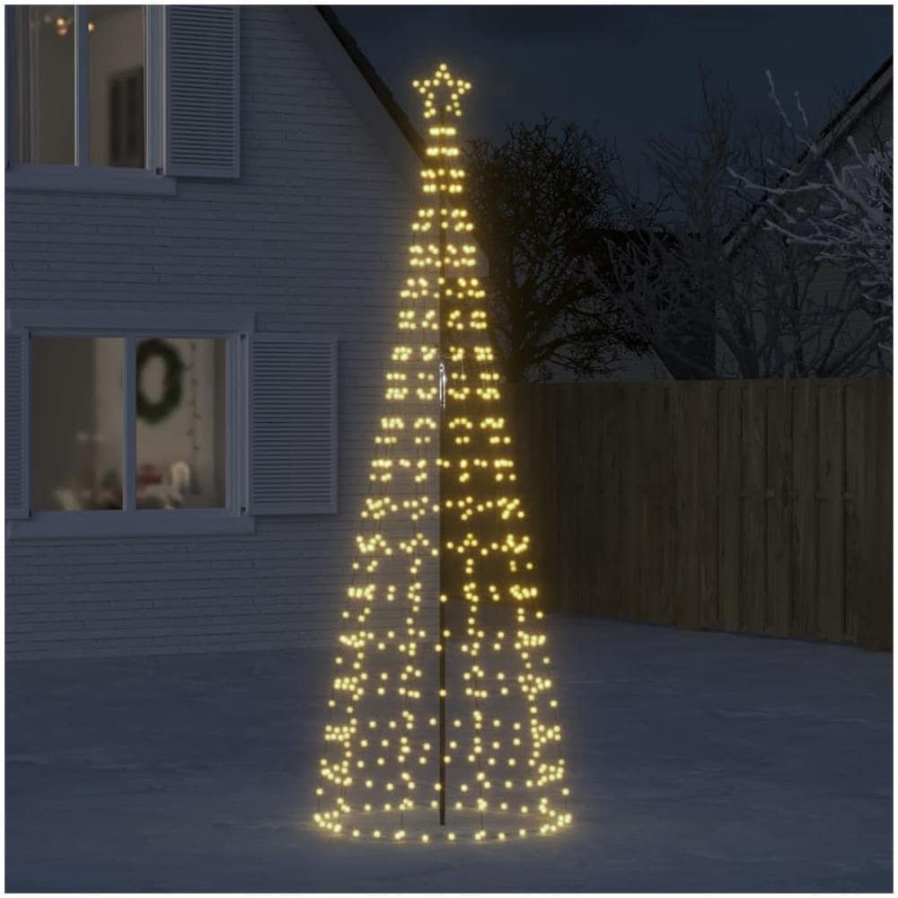 Illuminazione Albero Natale Picchetti 570LED Bianco Caldo 300cm - Foto 1