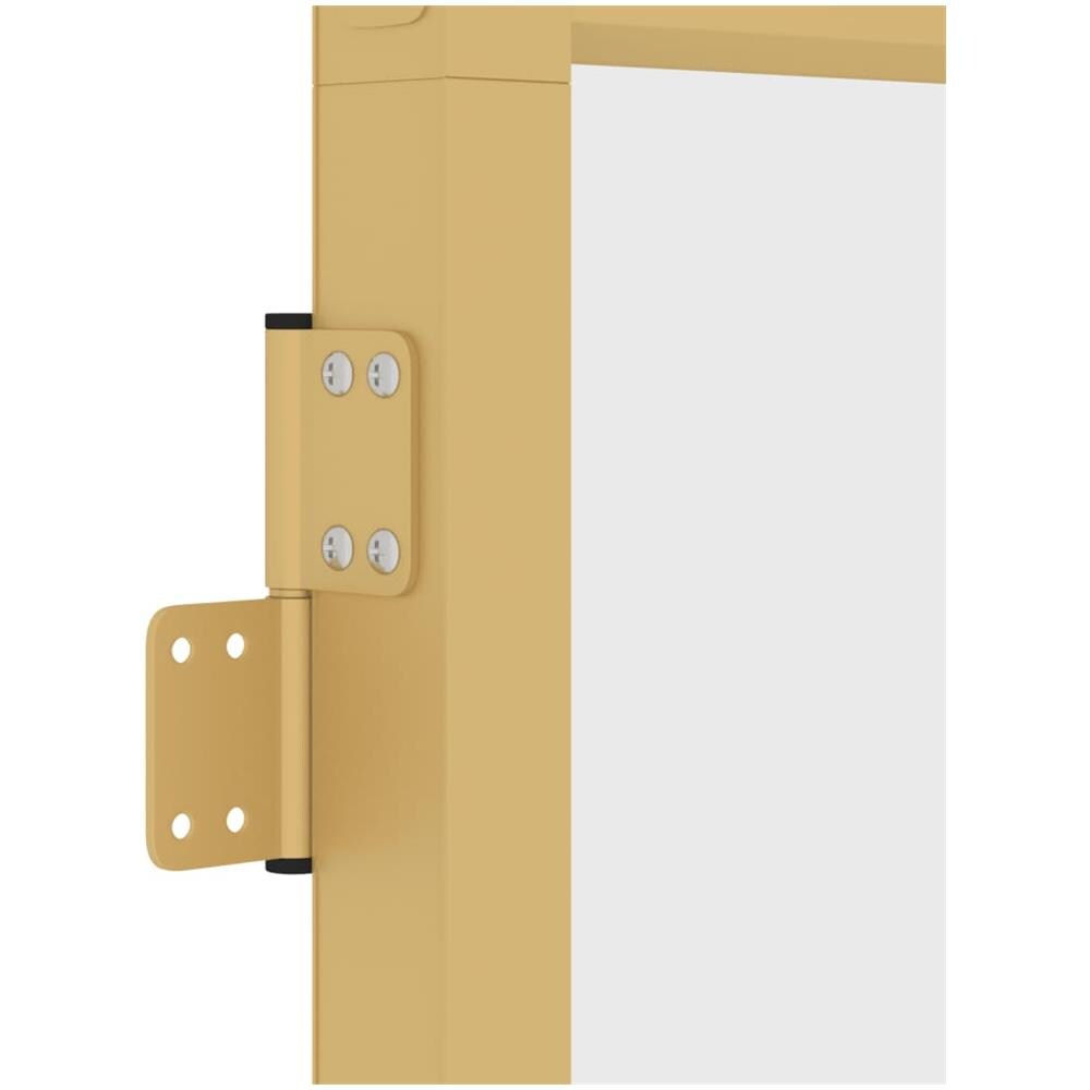 Porta Interni Sottile Oro 76x201,5cm Vetro Temperato Alluminio - Foto 8