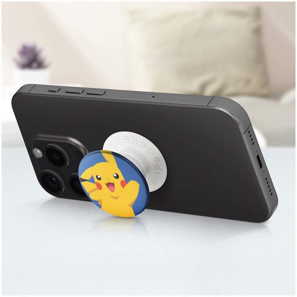 Popgrip Per Smartphone Standard Pikachu Knocked, Bianco / Blu - Foto 2