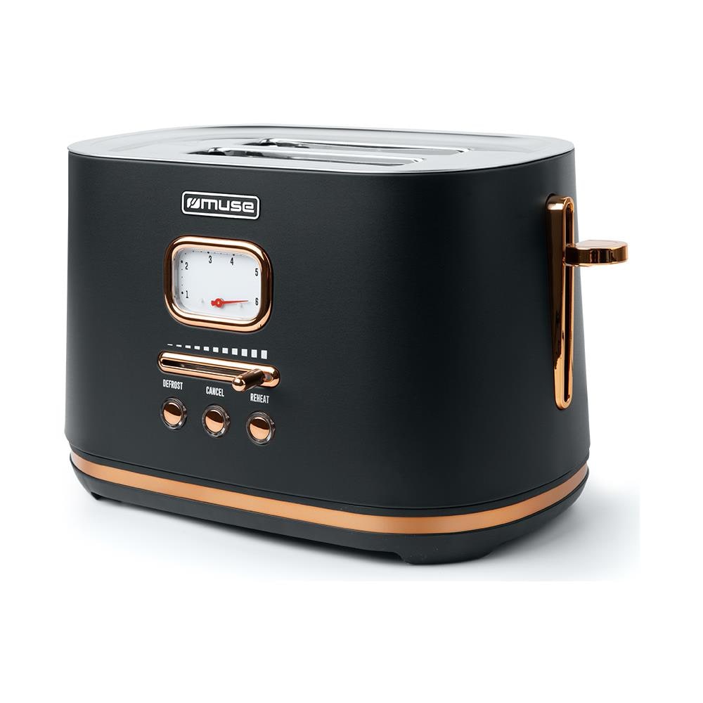 MS-130 BC tostapane 6 2 fetta /e 1000 W Nero, Ottone - Foto 1