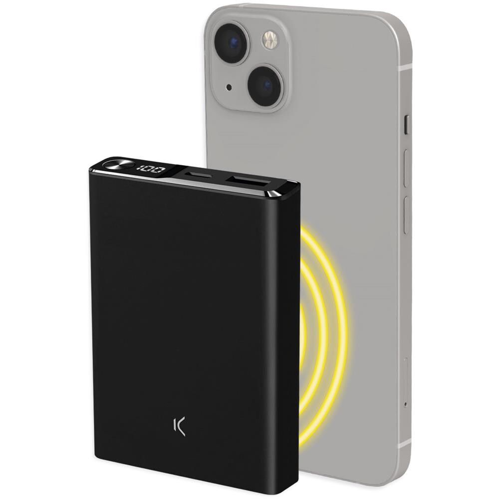 BPB10000MAG01N batteria portatile Polimeri di litio (LiPo) 10000 mAh Carica wireless Nero - Foto 4