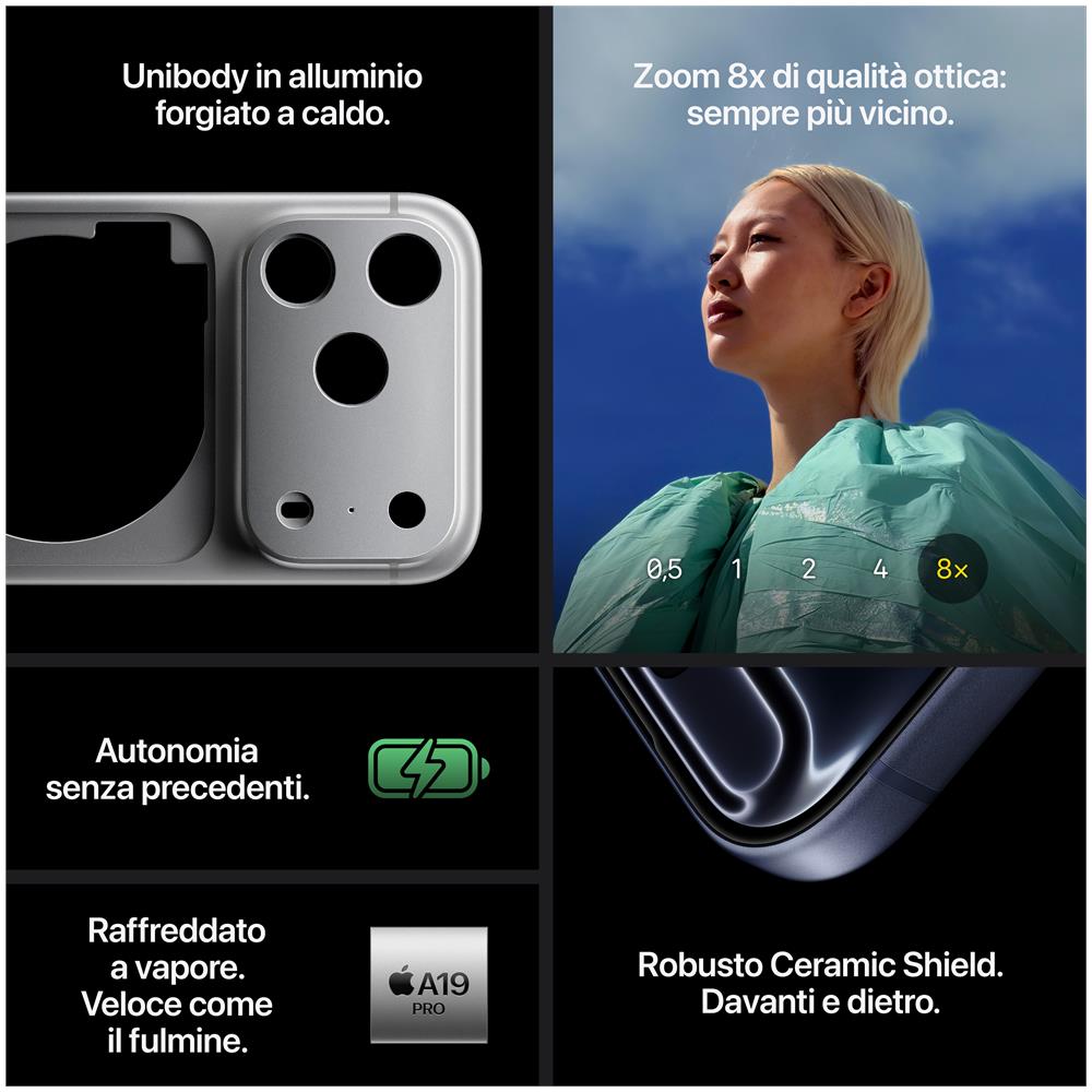 iPhone 17 Pro 256 GB Argento - Foto 10