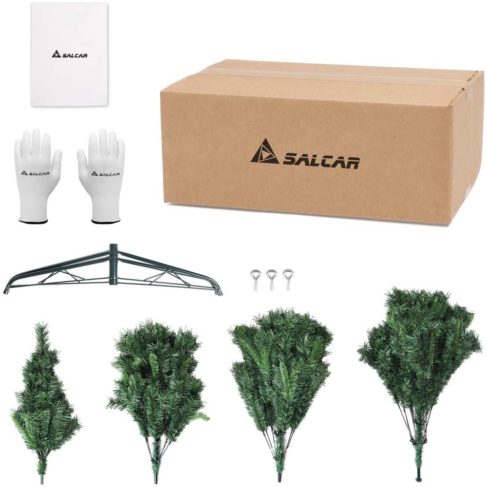 Albero Di Natale 240 Cm Artificialmente Con 1168 Punte Ignifugo Abete Costruzione Rapida Incl. Supporto Per Albero Di Natale Natale Verde Deco 2,4 M - Foto 3