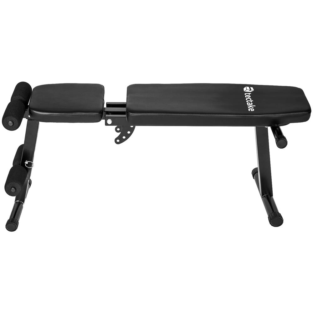 Panca Da Body-building Multiangolare | Schienale Regolabile Su 5 Diverse Posizioni | (lungh. X Largh. X Alt.) 125 X 34 X 129 Cm - Nero - Foto 2