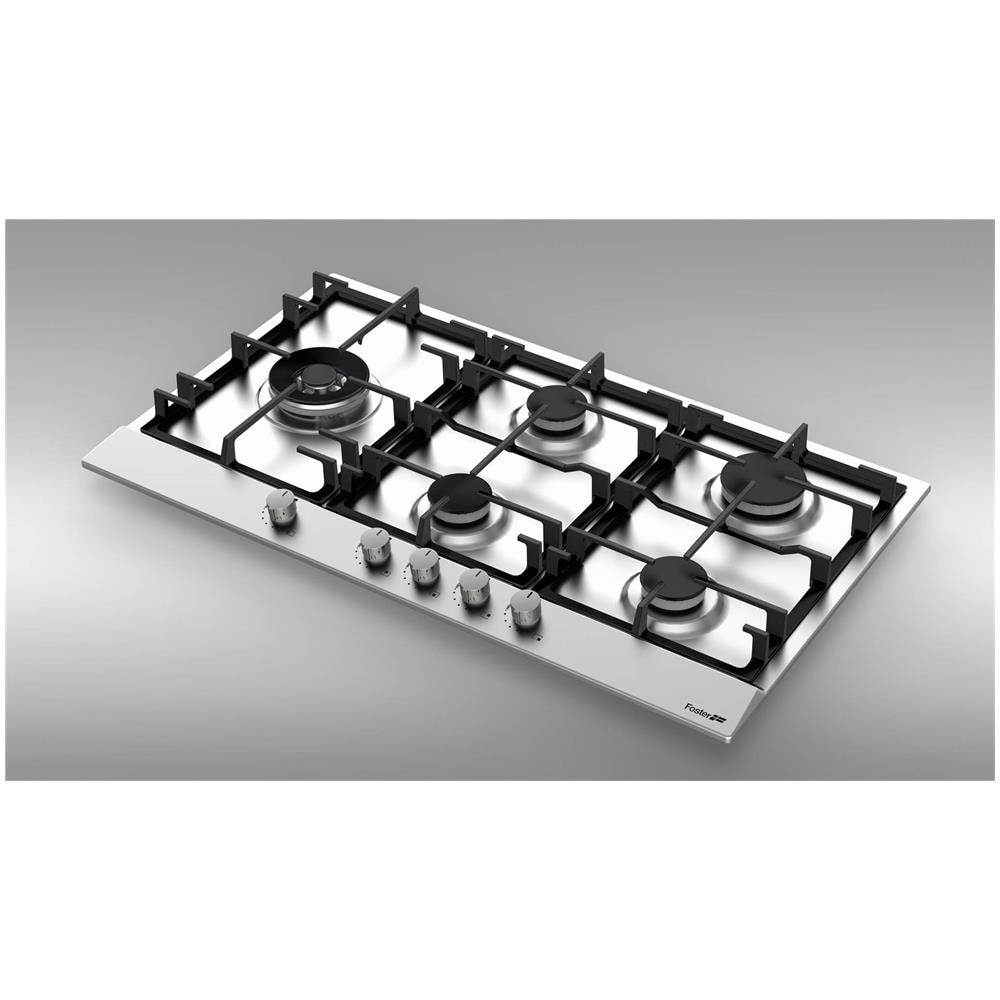 Piano Cottura 7016 032 a Gas 5 Fuochi Gas Colore Inox Spazzolato - Foto 2