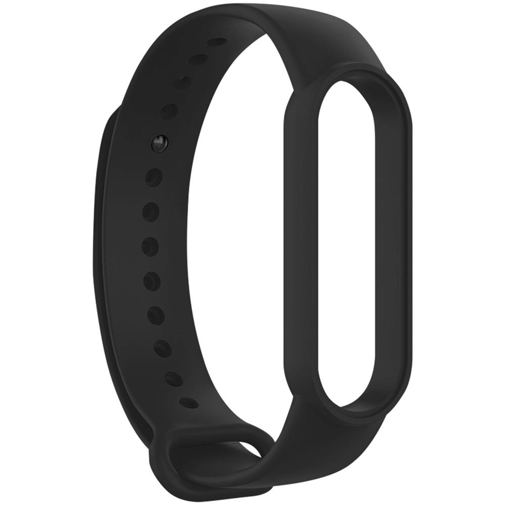 Cinturino Xiaomi Mi Band 5 E 6 Silicone Premium Soft-touch Leggero Nero - Foto 1