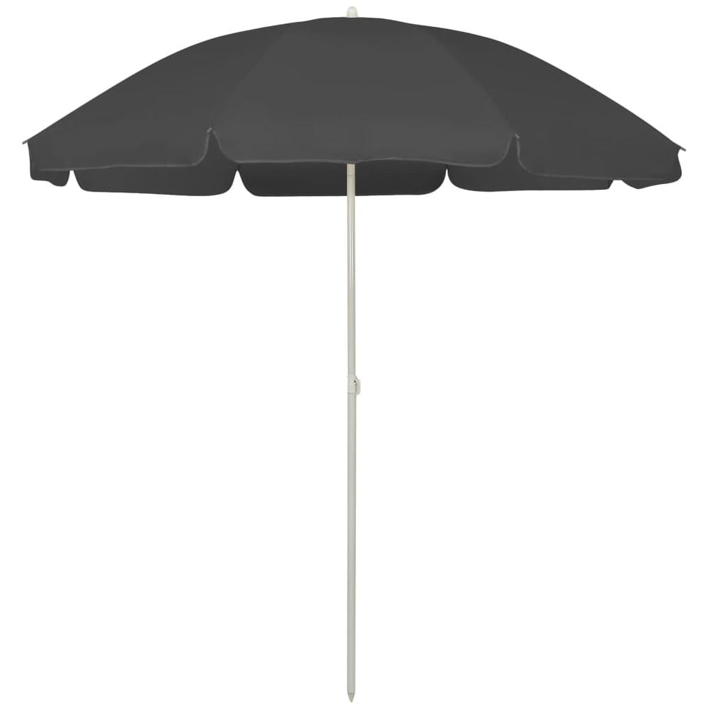 Ombrellone da Spiaggia Antracite 240 cm - Foto 1