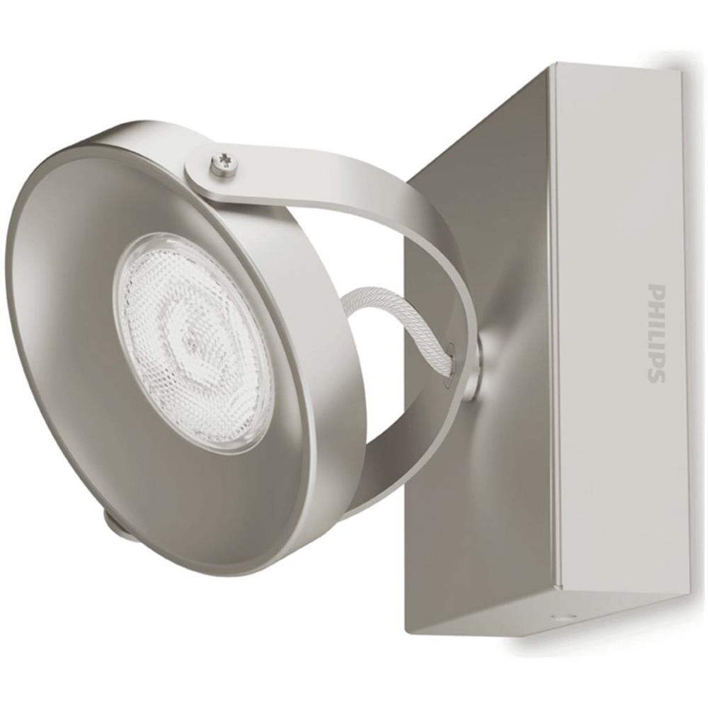 Spur, Cromo, LED, Bianco caldo, Interno, Camera da letto, Soggiorno, IP20 - Foto 1